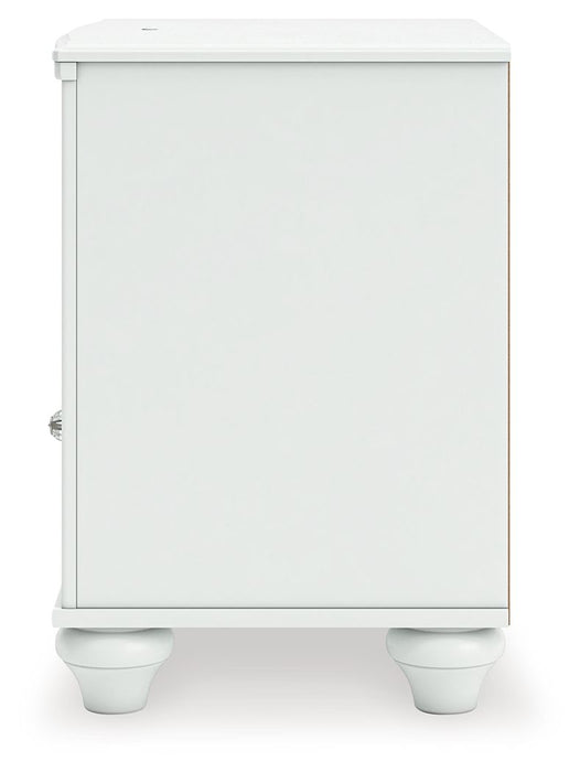 Kozlani - One Drawer Night Stand - White
