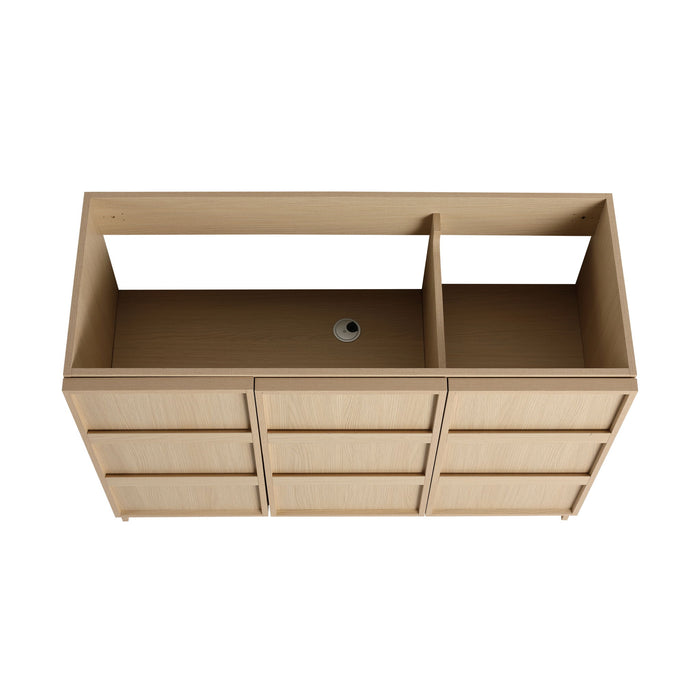 Freestanding Bathroom Vanity With Sink & 2 Soft Close Cabinet Doors