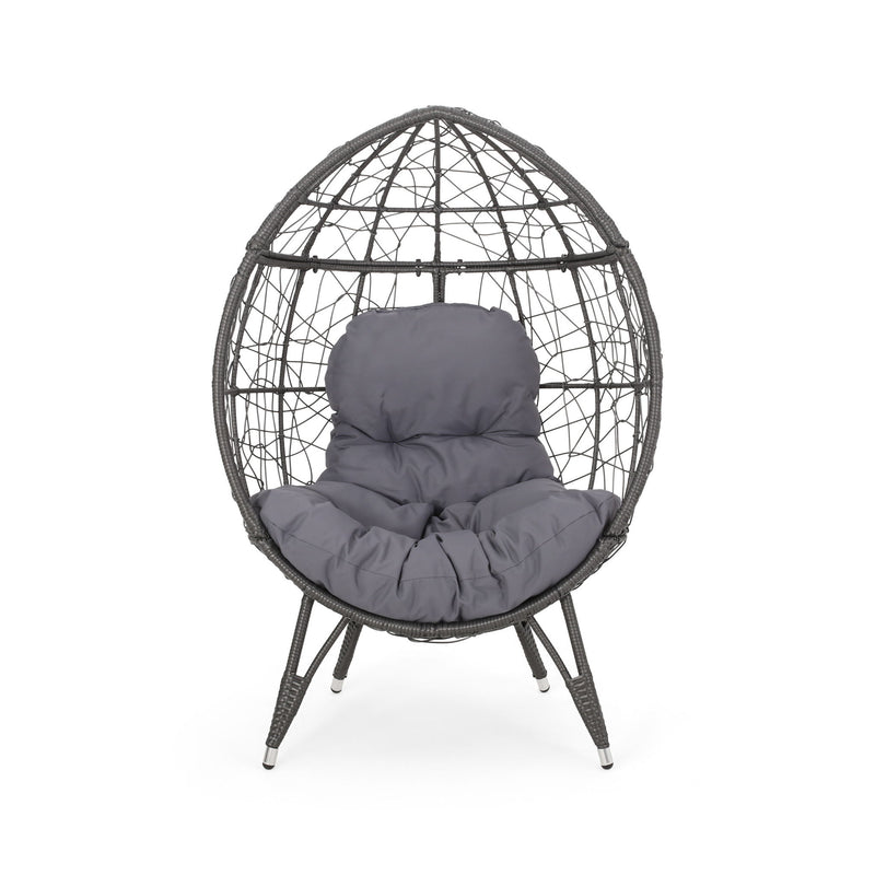 Cosmos - Round Hammered Iron Teardrop Chair