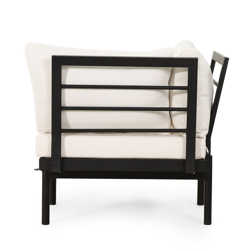 Theo - Sofa Corner, Coffee Table - Cream