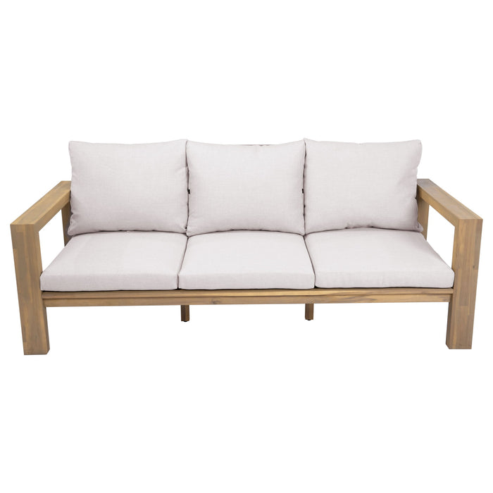 3 Seater Patio Set, Outdoor Sofa & Coffee Table Set
