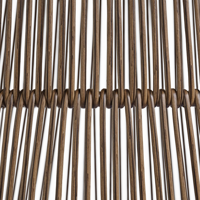 Alesso - Round Dining Table - Brown / Sand