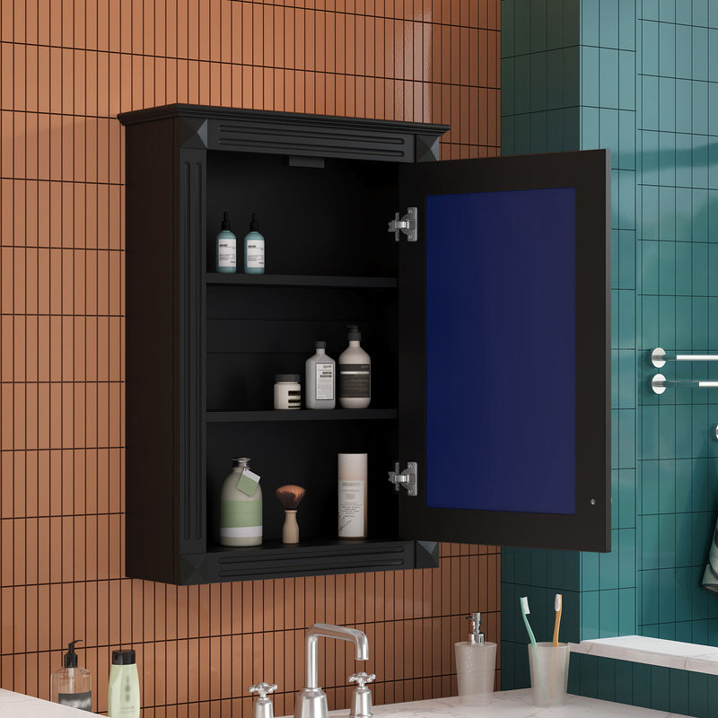 Wall Mounted Bathroom Storage Medicine Cabinet For Over Toilet With Mirror