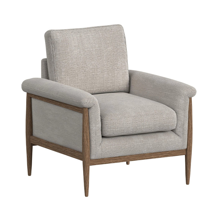 Comet Accent Chair in Laurance Light Grey