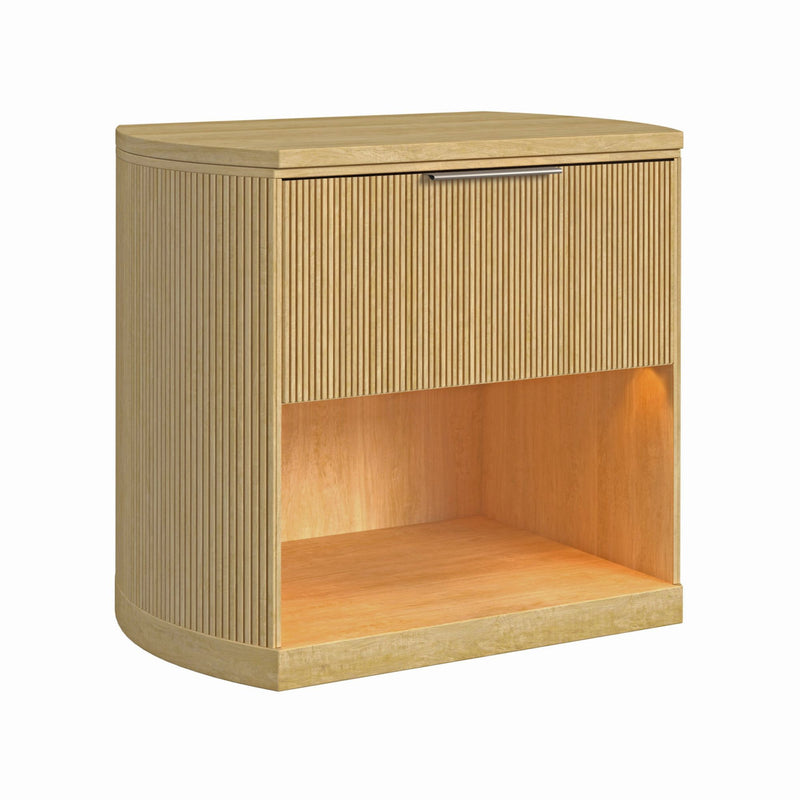 Sylvie - 1-Drawer Nightstand With Touch Light