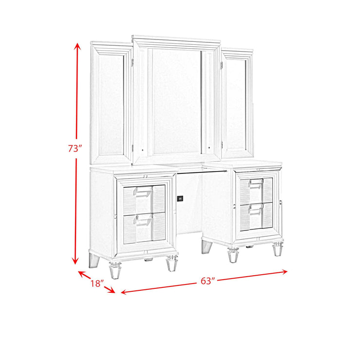 Twenty Nine - Vanity Set With Led & Usb Plug