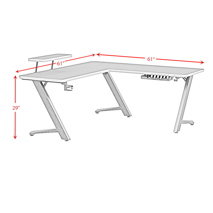 Waterside - L-Shape Desk - Black