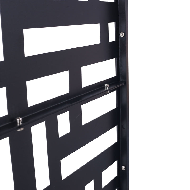 Decorative Freestanding Metal Privacy Screen For Indoor & Outdoor Use