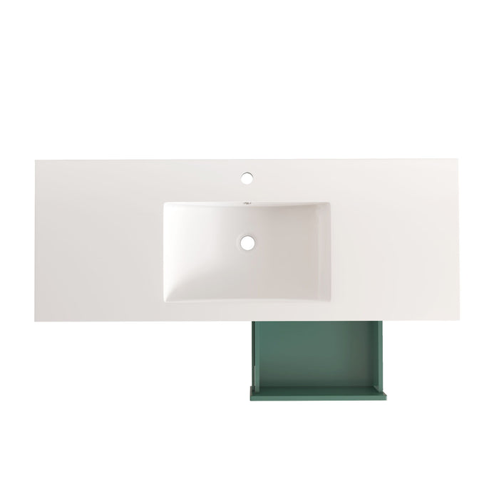 Bathroom Vanity With Sink Combo, 4 Soft Close Doors And 4 Drawers