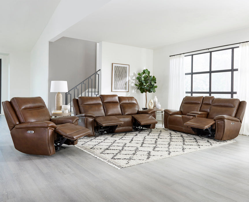 Jameson - Power Reclining Zero Gravity Sofa - Hickory