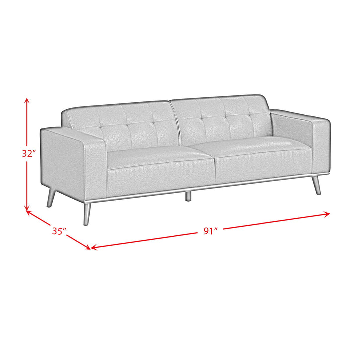 Destiny - Sofa With Wood Front