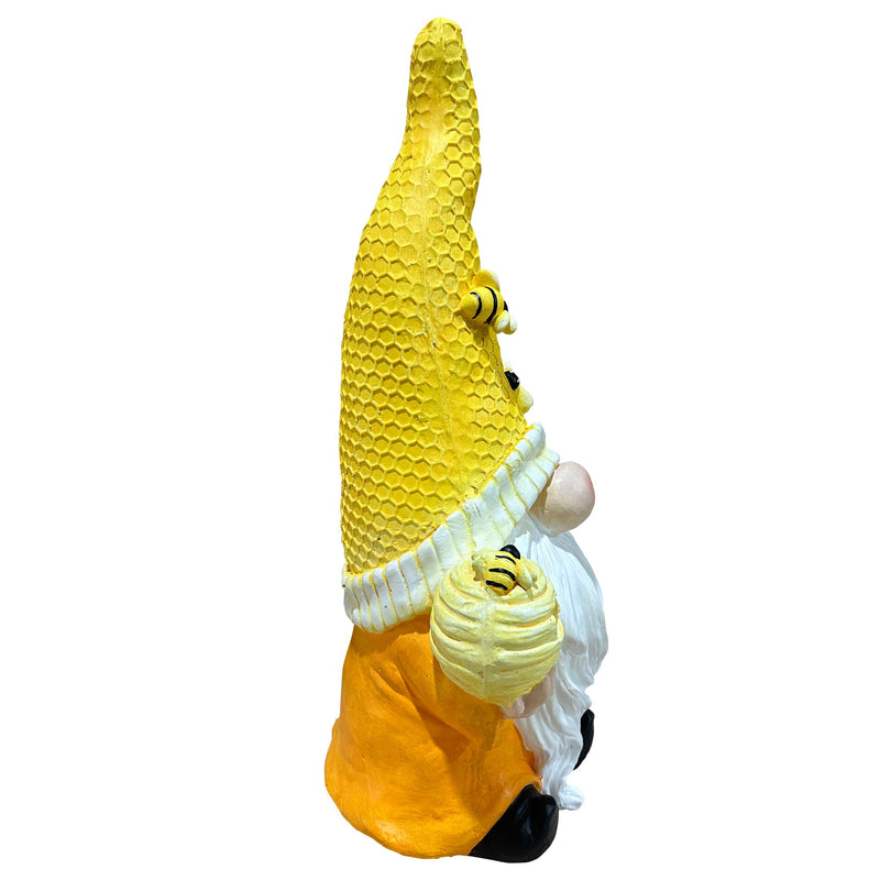 Magnesium Oxide Tree Spirit Old Man Statue With Bee Decor Garden Sculpture Ornament