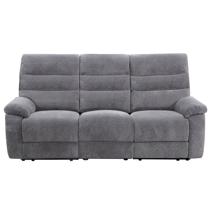 Cozy - Manual Recliner Sofa - Gray
