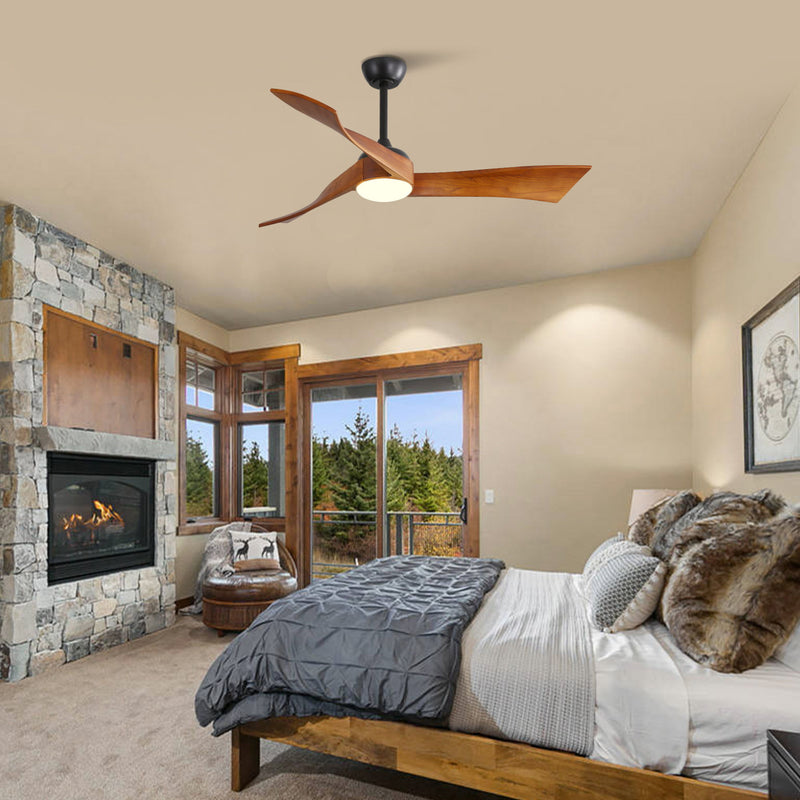 Ceiling Fan With Reversible DС Motor - Black