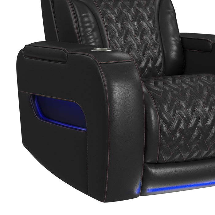 Prime Time - P3 Recliner With LED And Wireless Charger Pocket