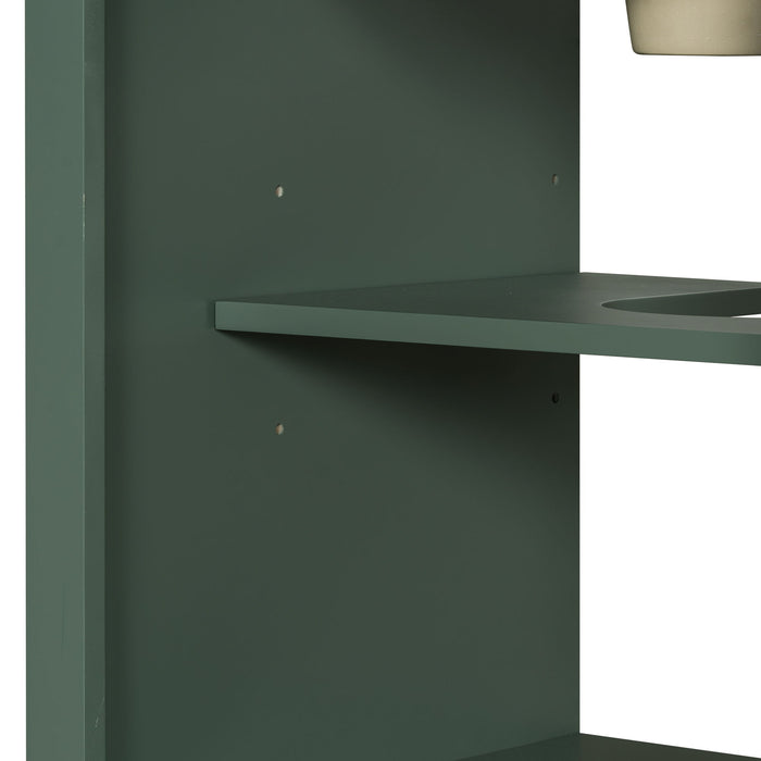 Bathroom Vanity With Sink, Soft Close Door, Adjustable U-Shaped Shelf