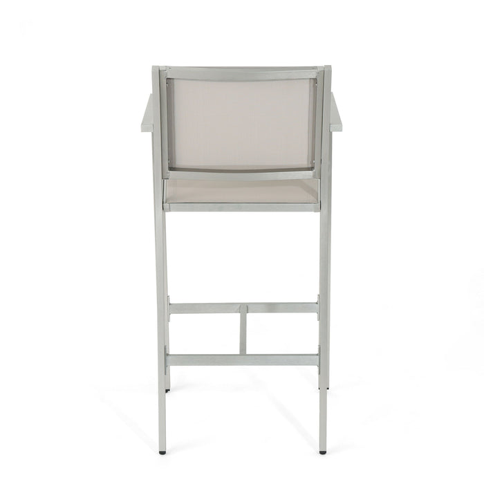 Outdoor Rust Proof Aluminum Barstools (Set of 2)