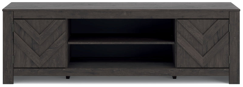 Cayboni - LG TV Stand With Fireplace Option