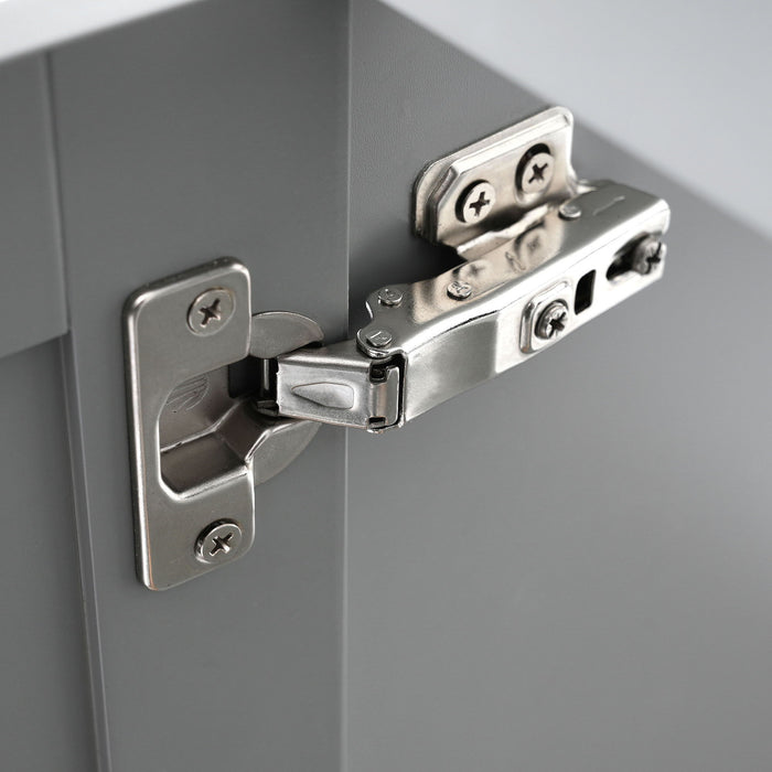 Shaker Free Standing Bathroom Vanity Cabinet & Sink, Soft Close Drawers, Soft Close Doors