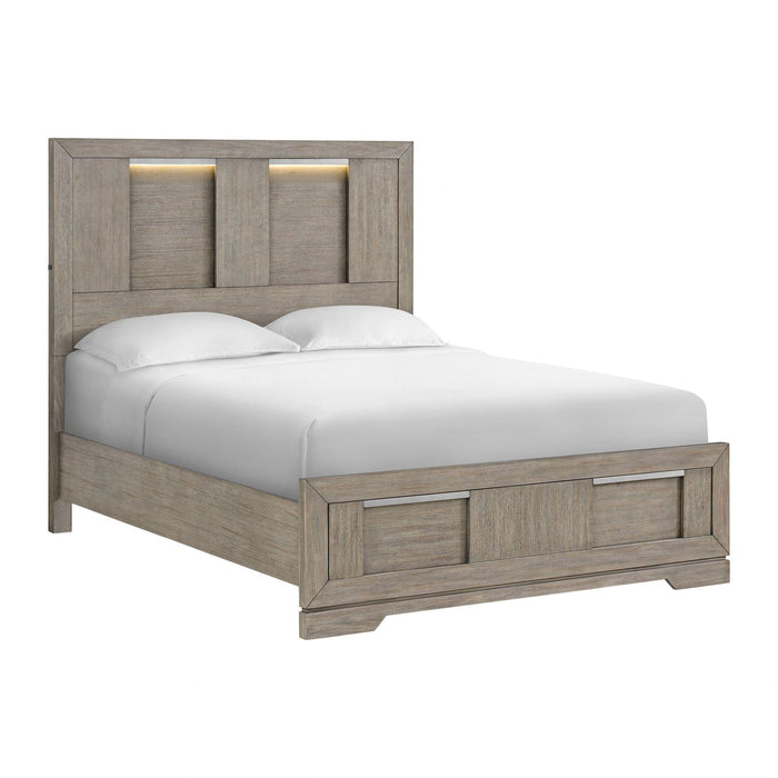 Kelis Panel Bedroom Set with LED
