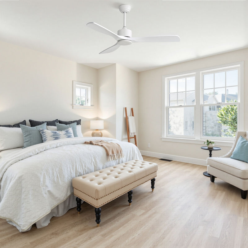 52" All Ceiling Fan With DC Reversible Motor, 3 Blades