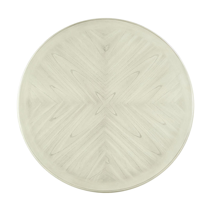 Amherst Dining Table w/Wood Leg White Finish