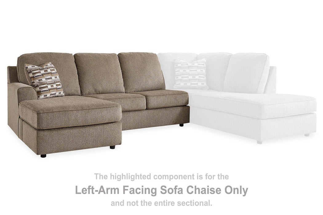 O'Phannon 2-Piece Sectional with Chaise - National Furniture Liquidators