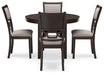 Langwest Dining Table and 4 Chairs (Set of 5) - National Furniture Liquidators