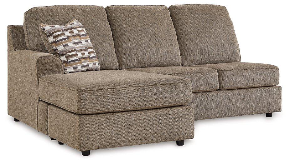 O'Phannon 2-Piece Sectional with Chaise - National Furniture Liquidators