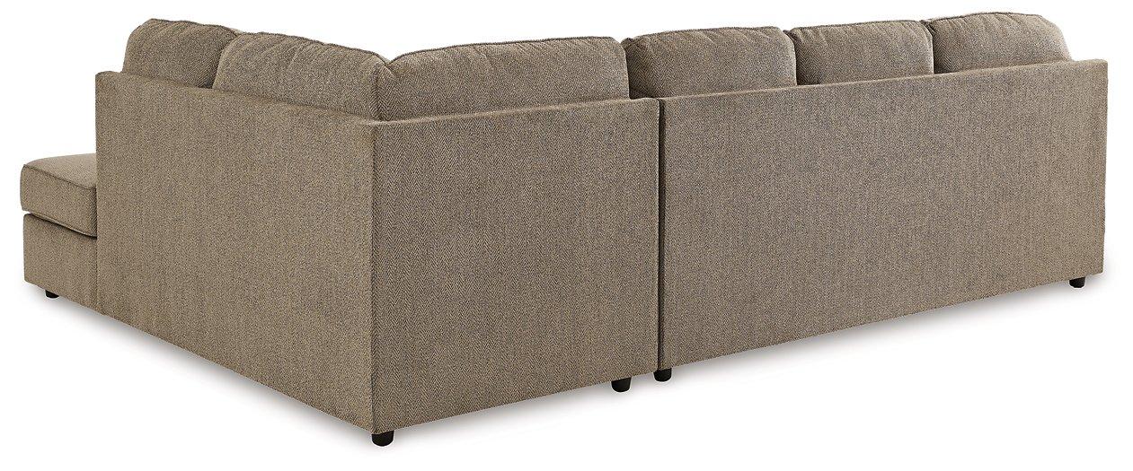 O'Phannon 2-Piece Sectional with Chaise - National Furniture Liquidators