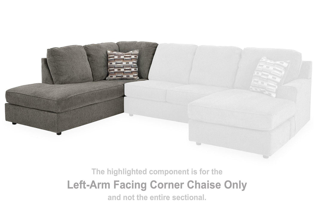 O'Phannon 2-Piece Sectional with Chaise - National Furniture Liquidators