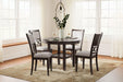 Langwest Dining Table and 4 Chairs (Set of 5) - National Furniture Liquidators