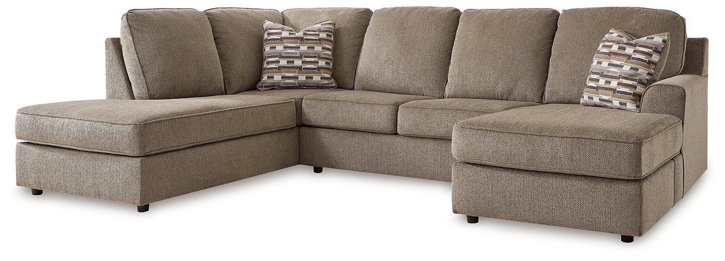 O'Phannon 2-Piece Sectional with Chaise - National Furniture Liquidators