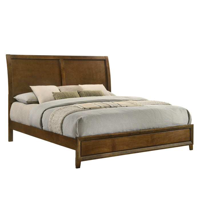 Ballard 6/6-6/0 Ek/Wk Headboard, Footboard & Slat Kit-Walnut
