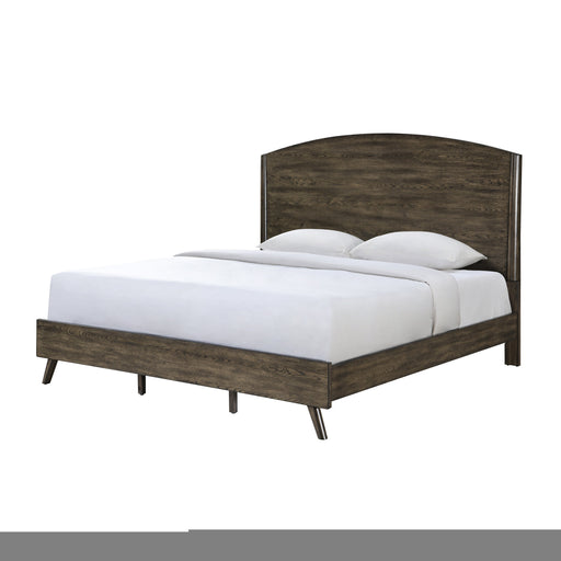 Rex 6/6-6/0 Ek/Wk Headboard, Footboard & Slats-Walnut