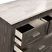 Lisbon Marble Top Dresser-Gray