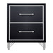 Ava 2 Drawer Nightstand-Ebony