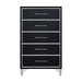 Ava 5 Drawer Chest-Ebony