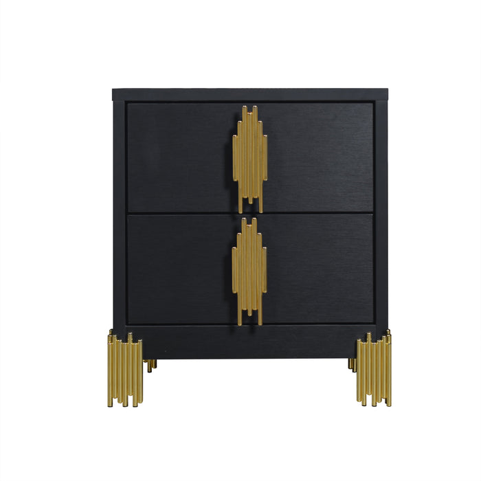 Empire Nightstand- Black
