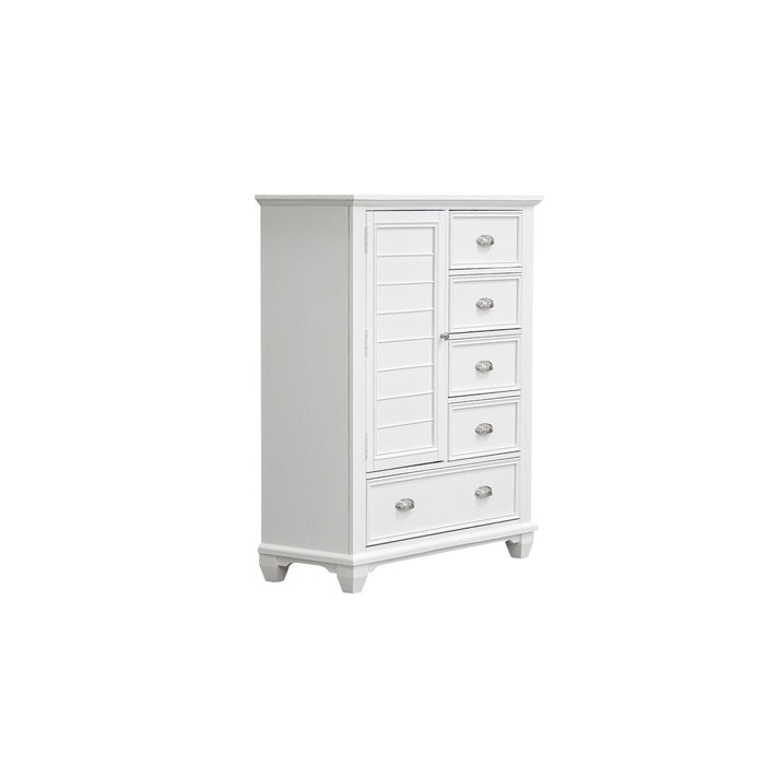 Jamestown Door Chest- White