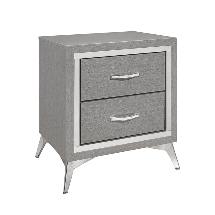 Huxley Nightstand-Gray