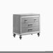 Valentino Nightstand-Silver