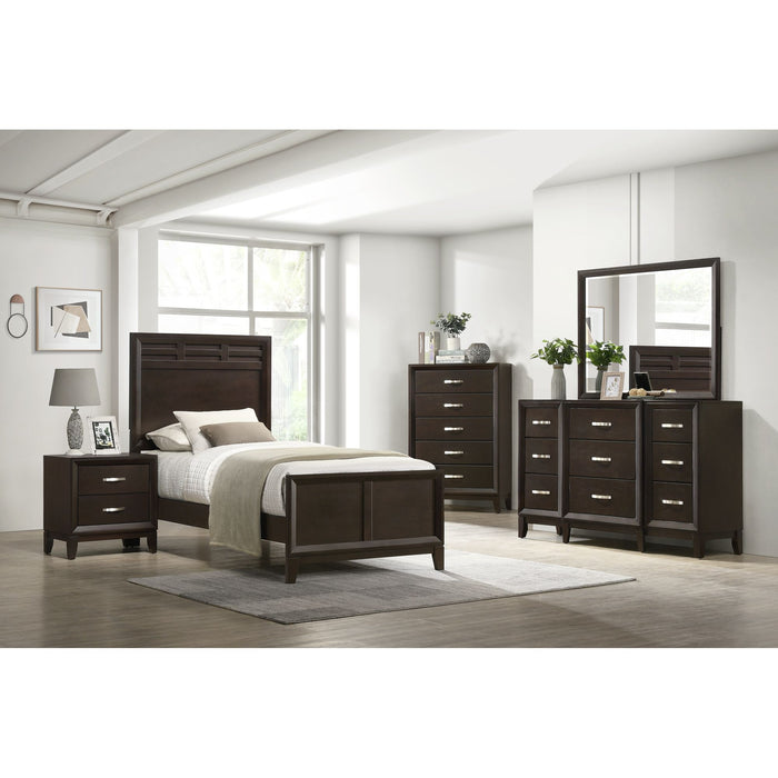 Beaumont 9-Drawer Dresser in Merlot