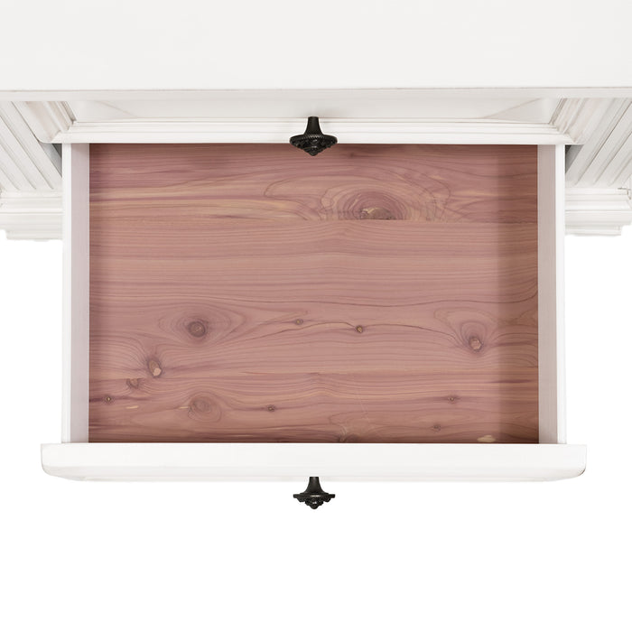 Calloway Nightstand Antique White Color