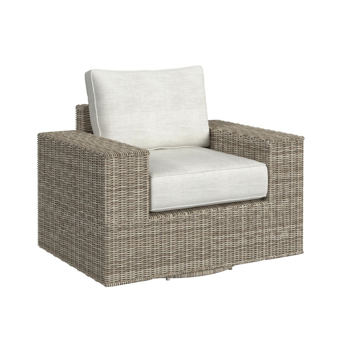 Carmona 6PC Conversion Set in Natural and Olefin Beige with Ottoman