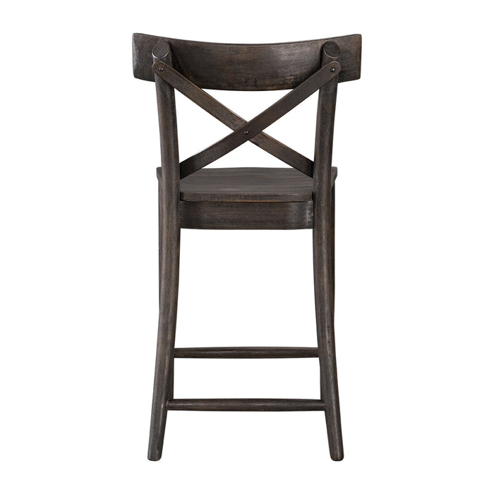 (D210-22C) Coronado- 24'' Counter Stool- Chocolate