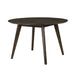 Rex 48" Round Dining Table-Walnut