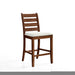 Pascal Ladderback Counter Chair (2 Per Carton)-Walnut
