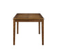 Gia 5 Pc 60" Dining Table & 4 Chairs-Brown