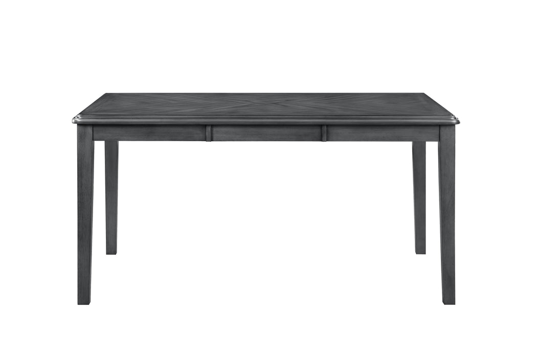 Gia 5 Pc 60" Dining Table & 4 Chairs-Gray